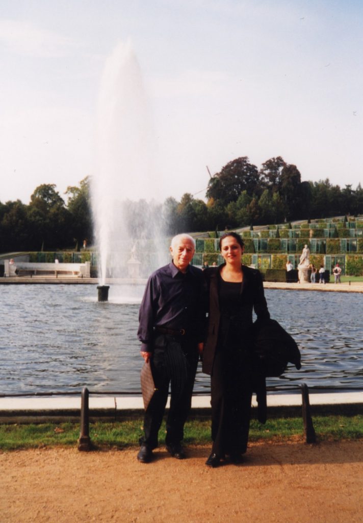 С Натальей Касперович, Сан-Суси, 2000 год