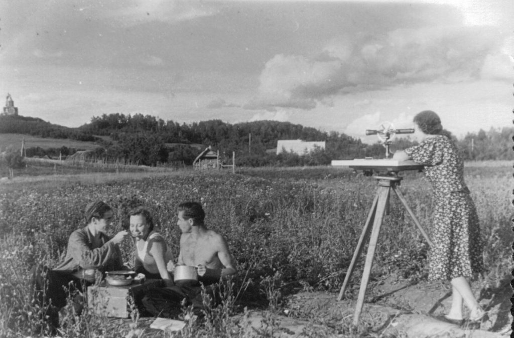 На практике в Вышгороде, лето 1952 года