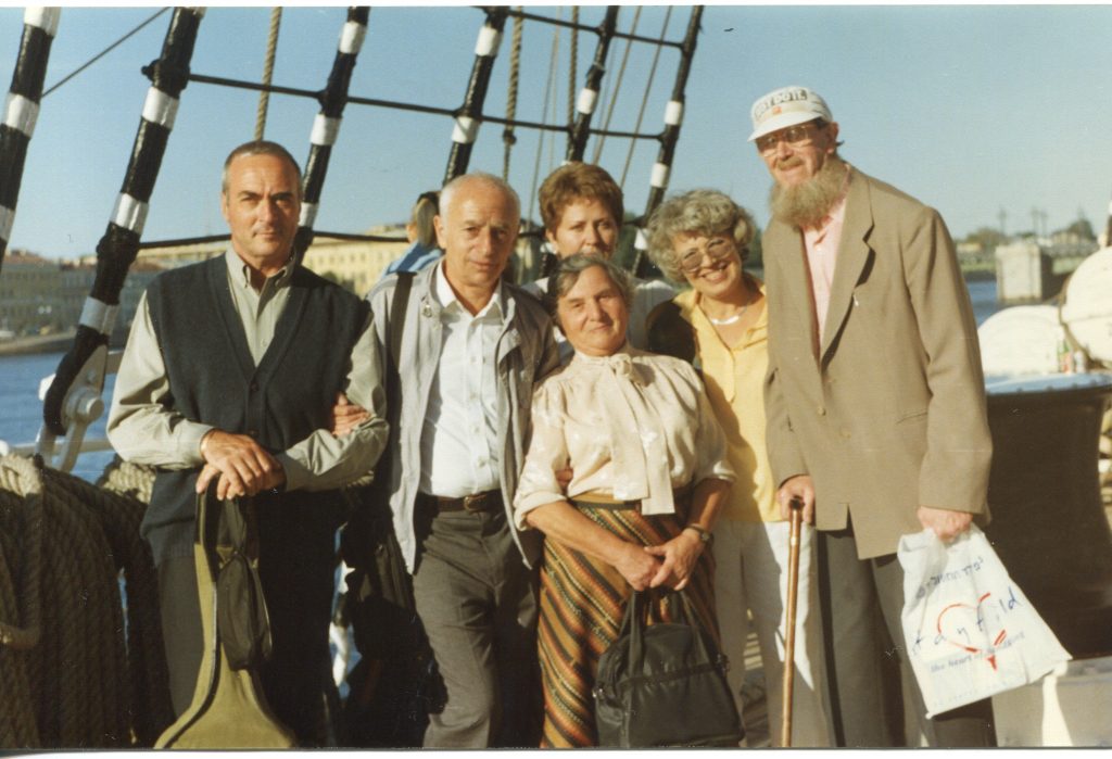 На палубе «Крузенштерна», Санкт-Петербург, 25.08.1996