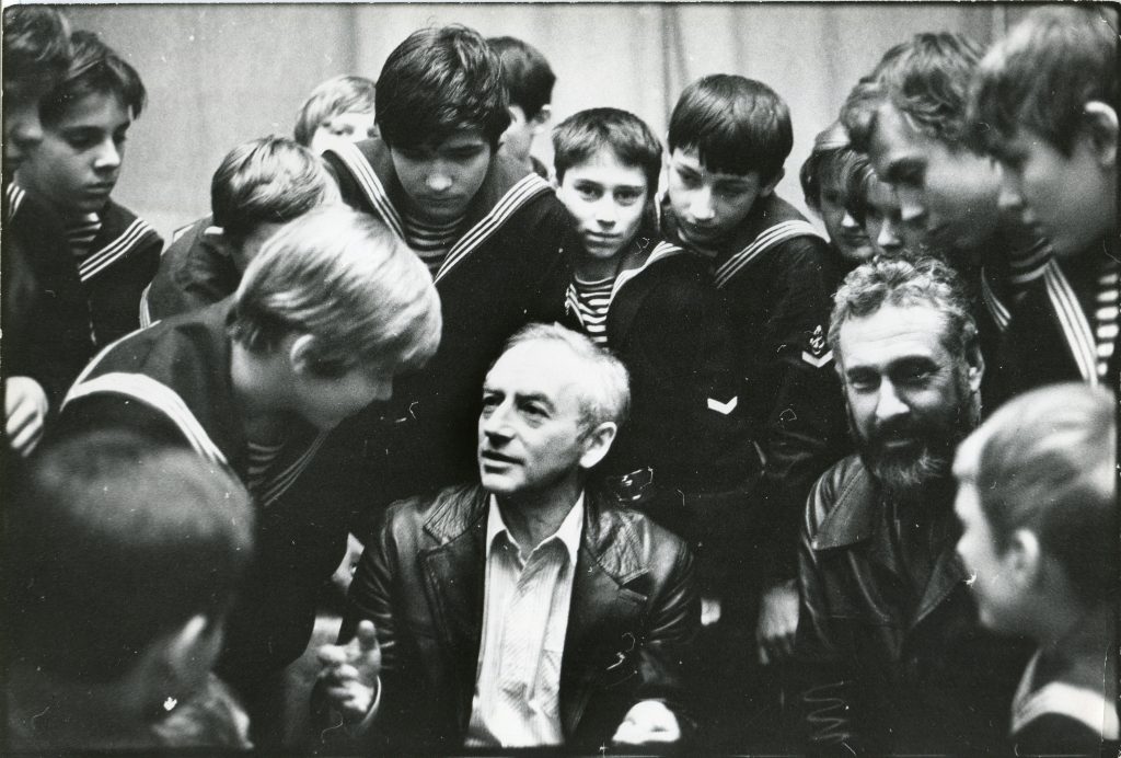Москва, Политехнический музей, встреча с юными моряками, январь 1986 года