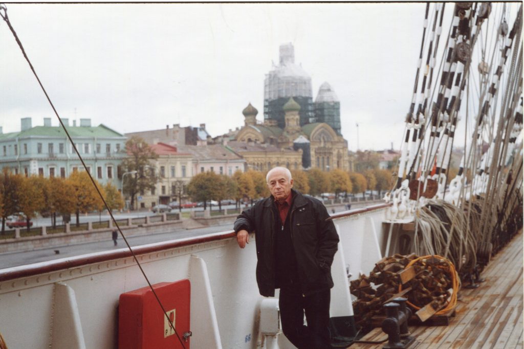 На паруснике «Седов», Санкт-Петербург, 07.10.2004