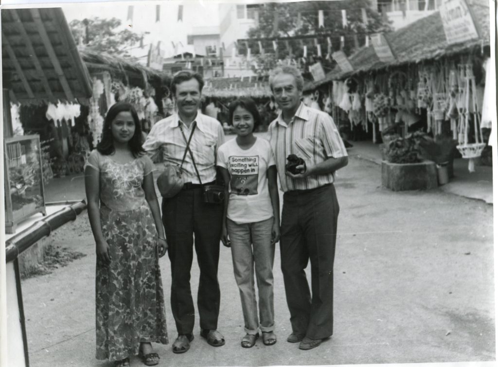 Александр Городницкий в Маниле, 1976 год