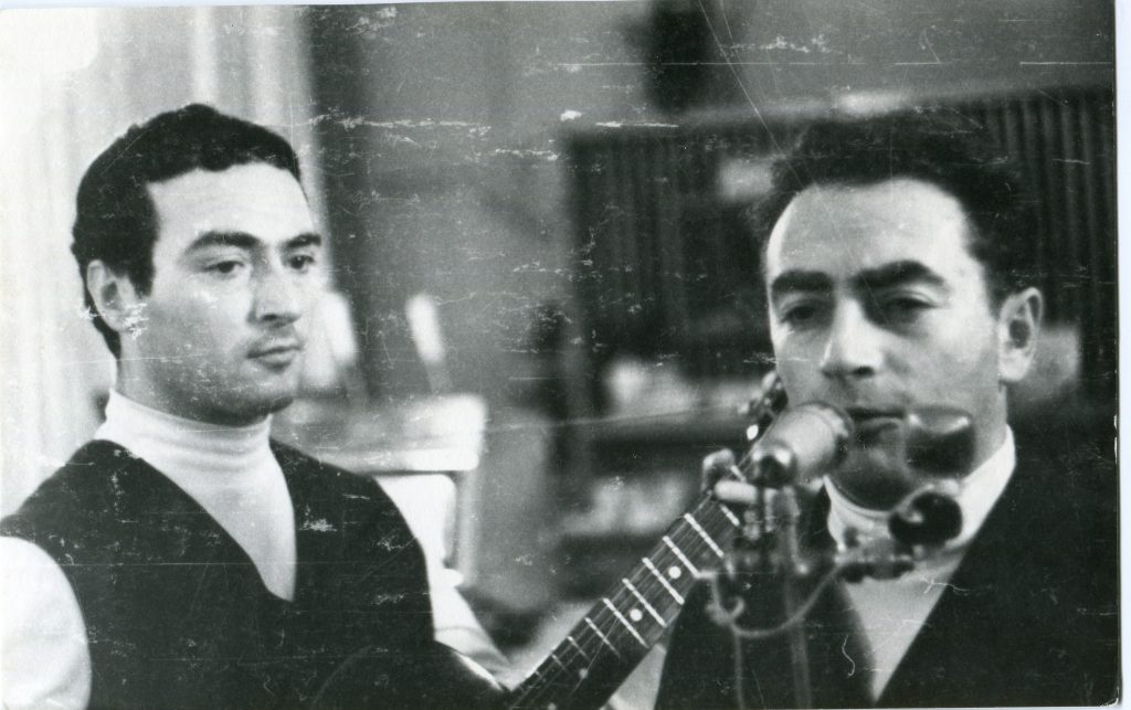 Александр Городницкий и Михаил Кане, Ленинград, 1965 год