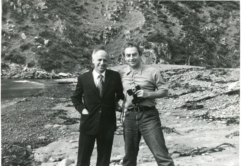 С В. Фрухтманом, Веллингтон, 1974 год