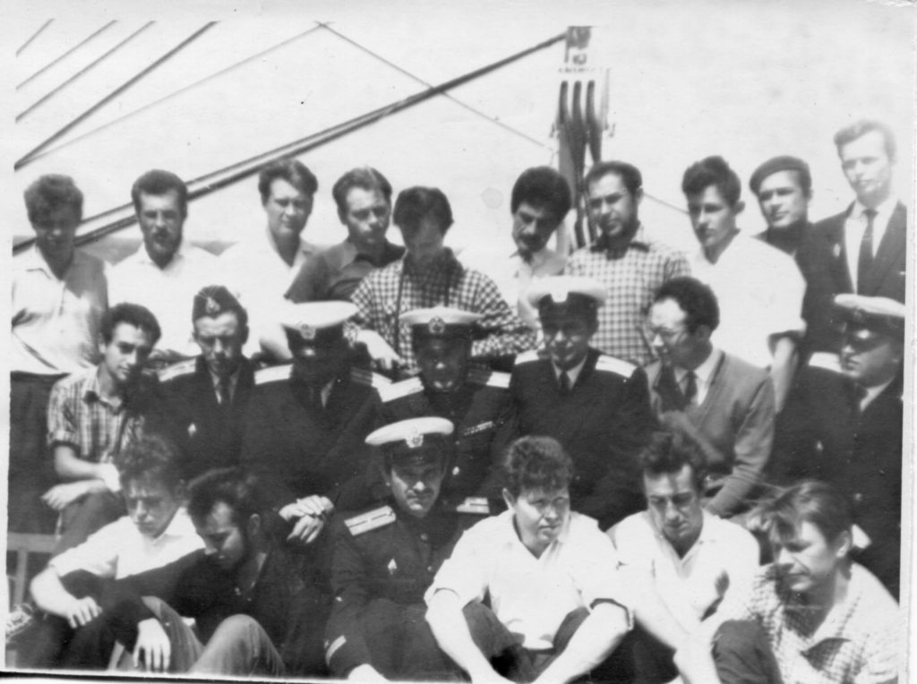 На борту ЭОС «Крузенштерн», 1965 год