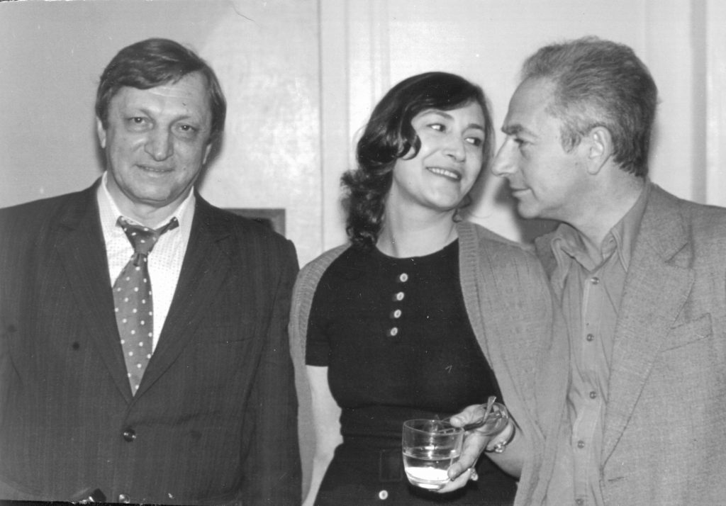 Александр Городницкий, Виктор Берковский и Ляля Фрайтер, 1972 год