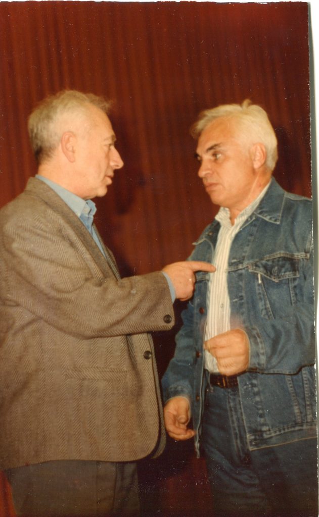 С Евгением Клячкиным, Москва, ноябрь 1991 года