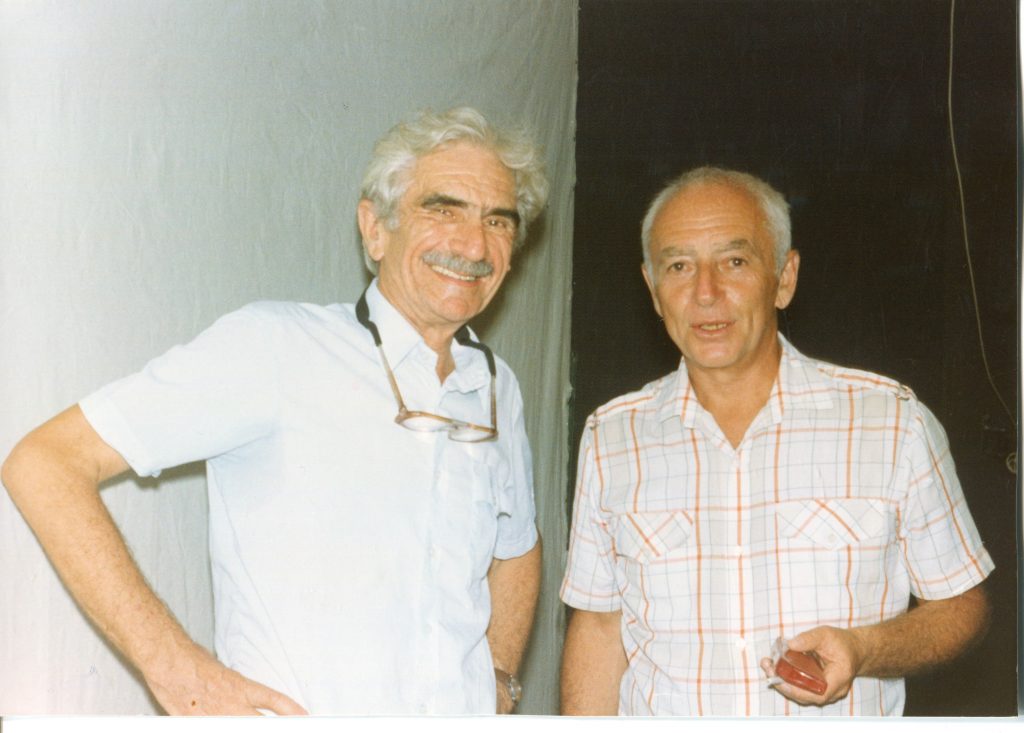 Александр Городницкий и Николай Трубятчинский, Беер-Шева, 1994 год