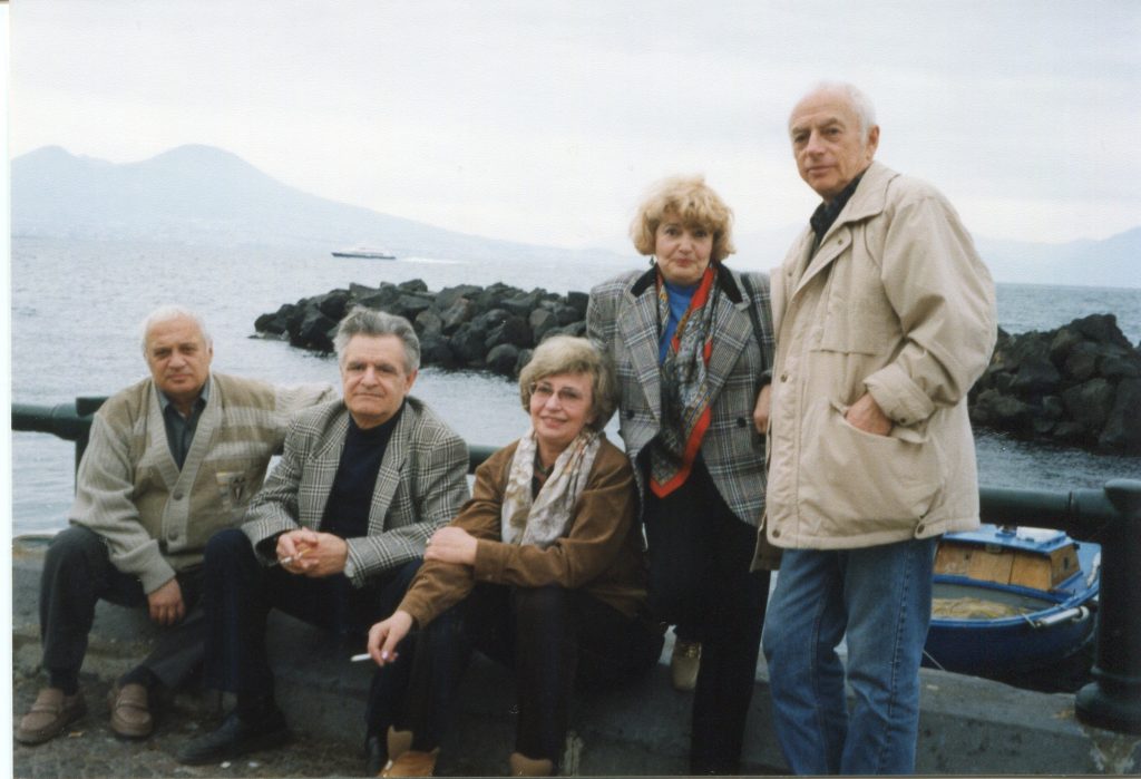 С Фазилем Искандером в Неаполе, 1999 год