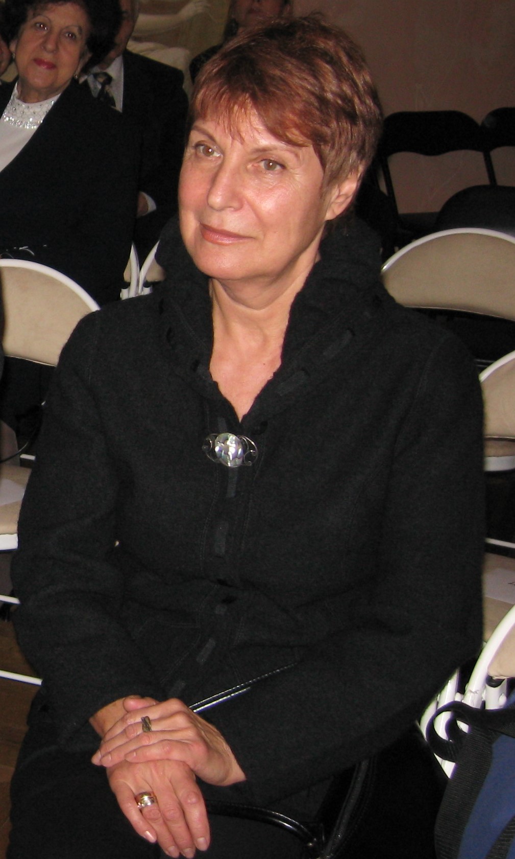 Анна Наль на вручкнии Царскосельской премии,, 2007 год